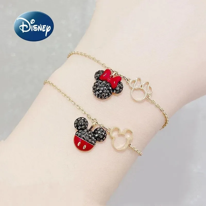 

Disney Mickey Minnie New Style Women's Bracelet Luxury Brand Jewelry High Quality Fashion Trend Bracelet Women's Premium Gift