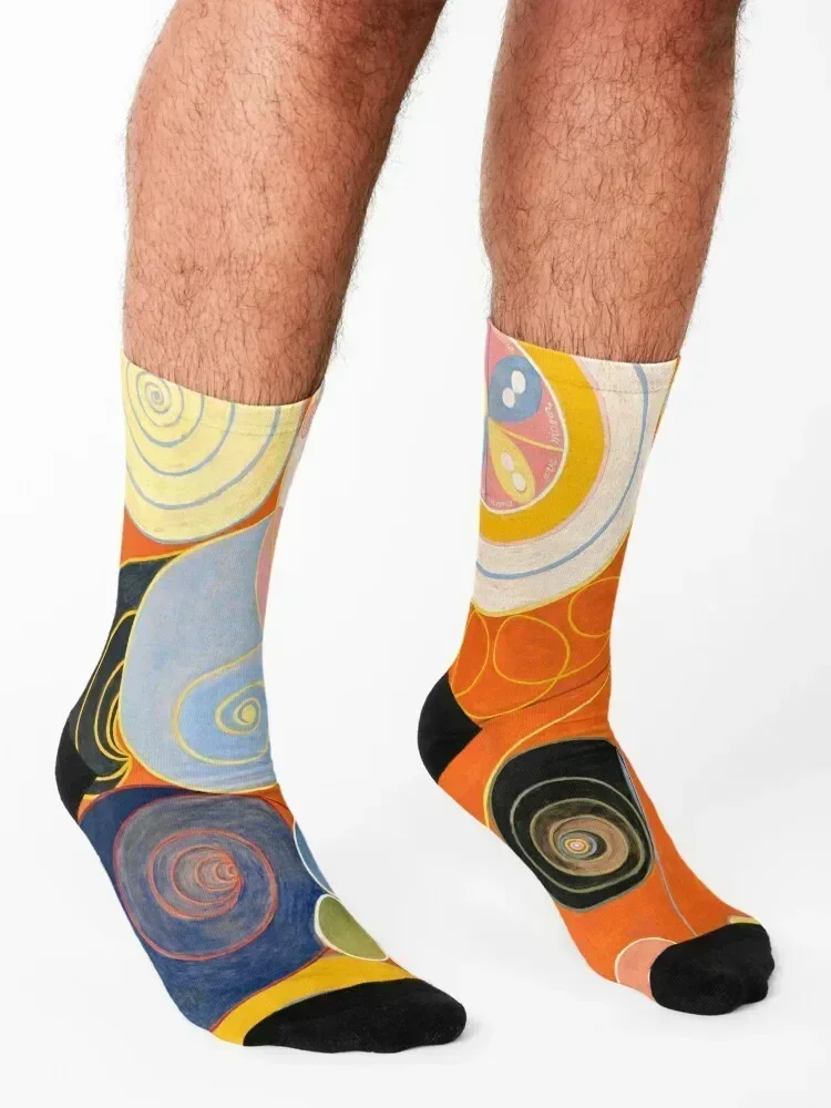 They Tens Mainstay IV Hilma Af Klint Paintings Hilma Af Klint Vintage Prints Socks aesthetic Rugby Non-slip Socks Men's Women's