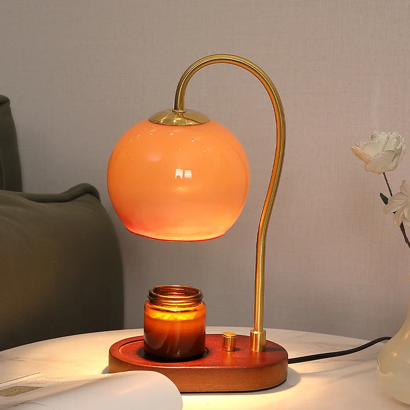 Smokeless Candle Lamp Aromatherapy Night Light for Home Decor and Relaxation