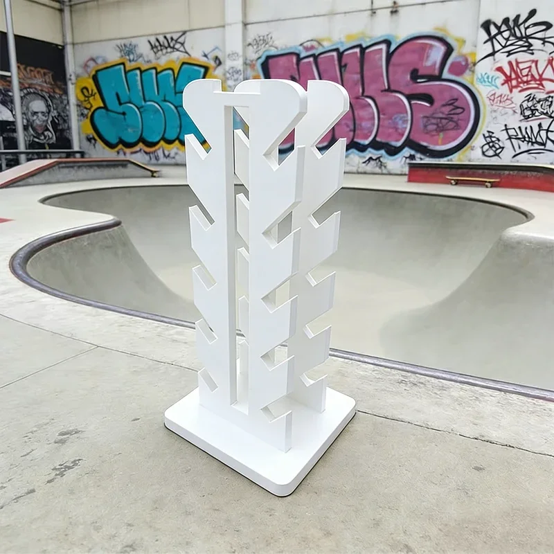 1PC Home Desk Skateboard Decorative Stand Mini Finger Skateboard Display Rack Five Layer Finger Skateboard Organizer Hanger