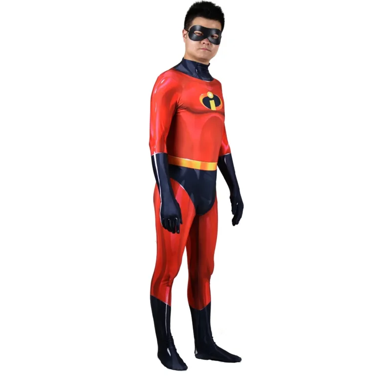 Clássico Mr Bob Super-herói Cosplay Zentai Bodysuit Macacões de Halloween Adultos Crianças