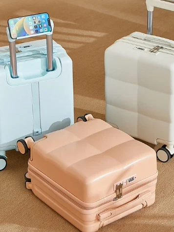 high-end-14-inch-suitcase-fashionable-carry-on-luggage-with-four-wheel-rotation-single-pull-rod-practical-style-for-women