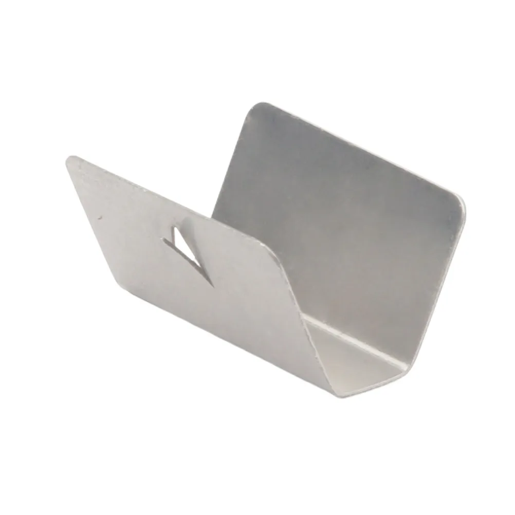 8Pcs Wind Deflectors Clips Stainless Steel Secure Fit Prevent Glass Contact for Car Use Wind Reflectors Channel Clips