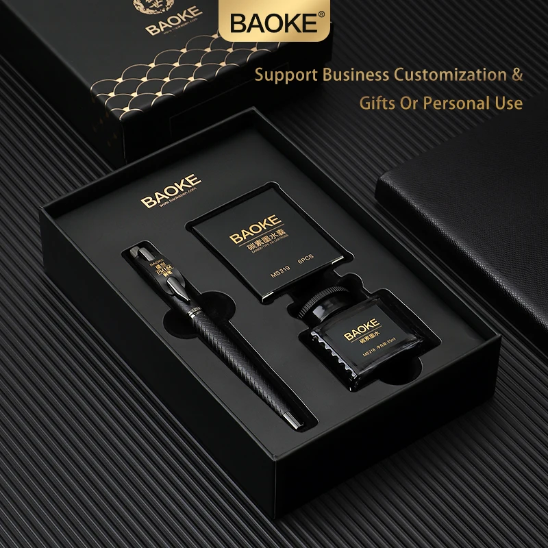 Imagem -03 - Baoke-luxo Metal Caneta-tinteiro T20 Shengshi Série Requintado Gift Set