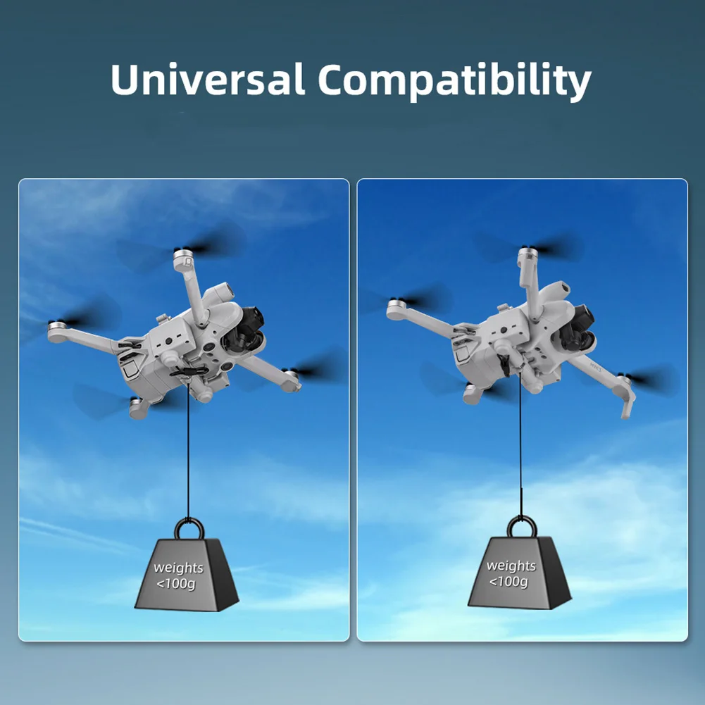 N97R Drone Airdrop-systeem Afstandsbediening 2 in 1 Stroboscooplichtwerper Huwelijkscadeau Gooi Life Rescue Air-Drop voor Mini 3 / Mini 3 Pro