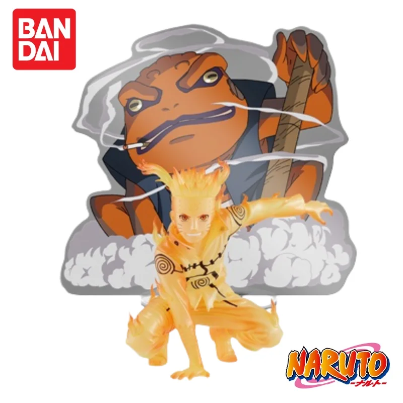 

In Stock 100% Original Bandai Naruto Shippuden Uzumaki Naruto Sasuke New Sannin Characters Anime Collectible Model Holiday Gift