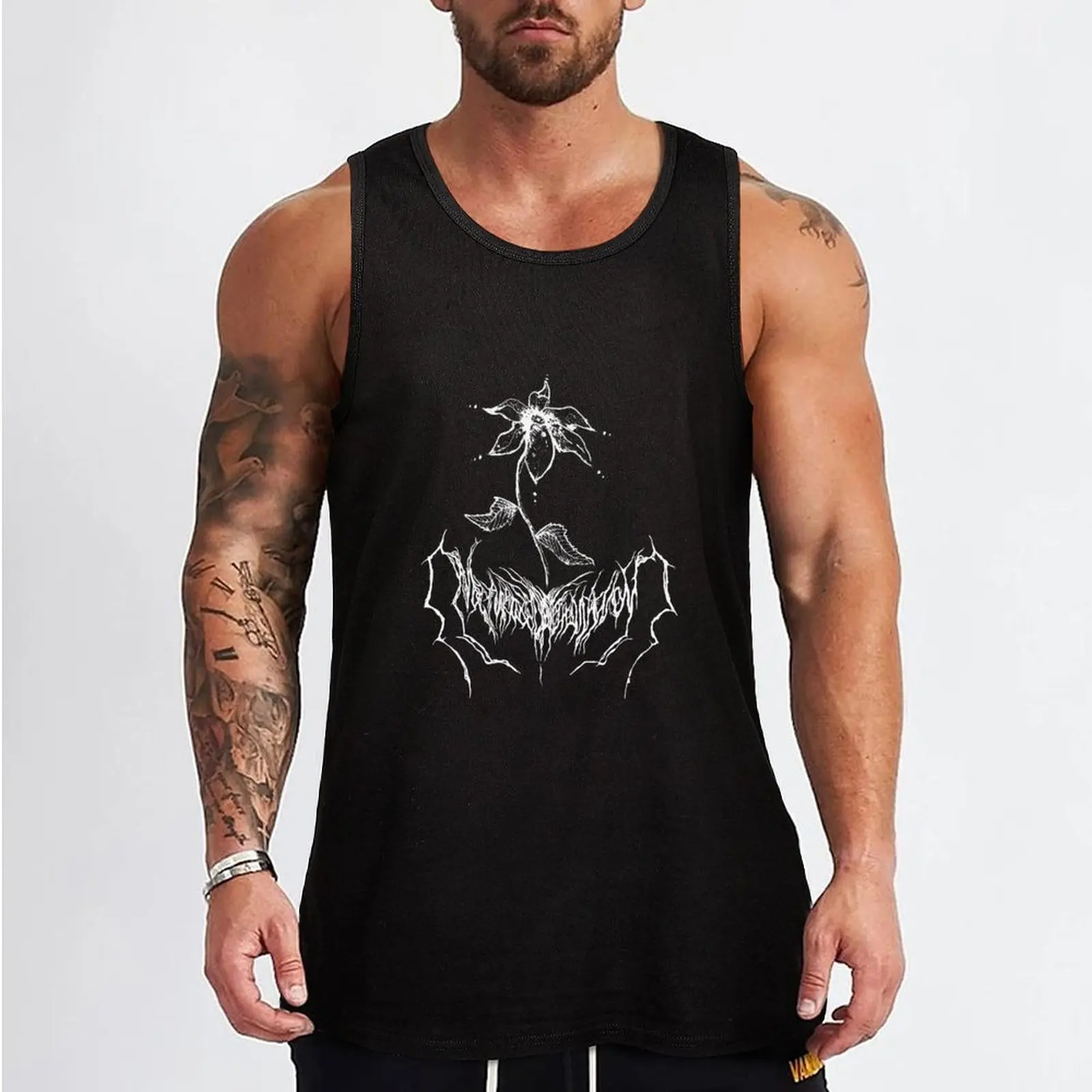 Nocturnal Premonition official flower logo Tank Top sports clothes for men Vest t-shirt gym man Men's sleeveless t-shirt