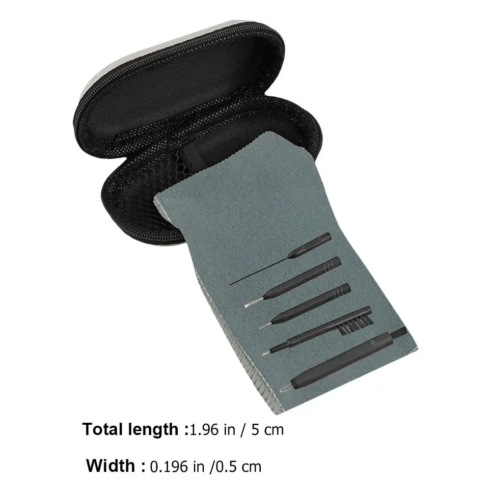 7Pcs Hearing Aid Cleaning Accessories Durable Plastic Multi Purpose Kit Daily Maintenance Hearing Aid Cleaning Brush
