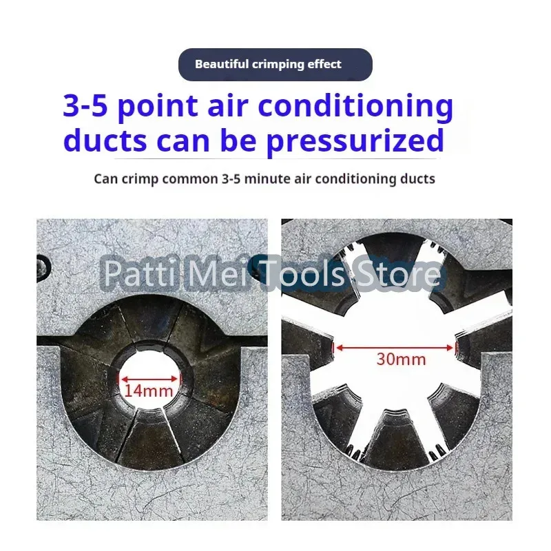 مجموعة أدوات تجعيد خرطوم تكييف السيارات العالمية يدوية خفيفة الوزن لأداة خدمة تكييف الهواء لتجعيد أنابيب التكييف