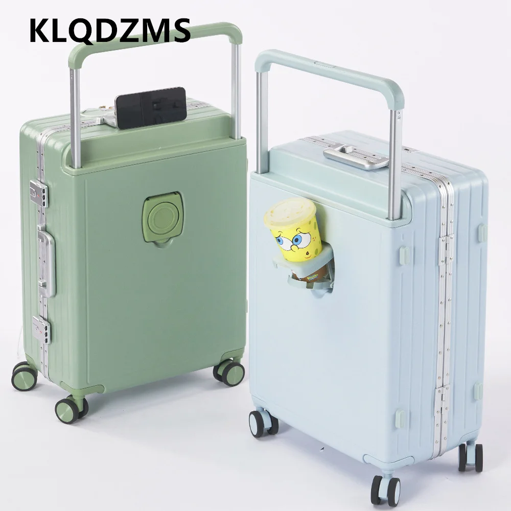 KLQDZMS USB Charging Suitcase Multifunctional Boarding Box 20