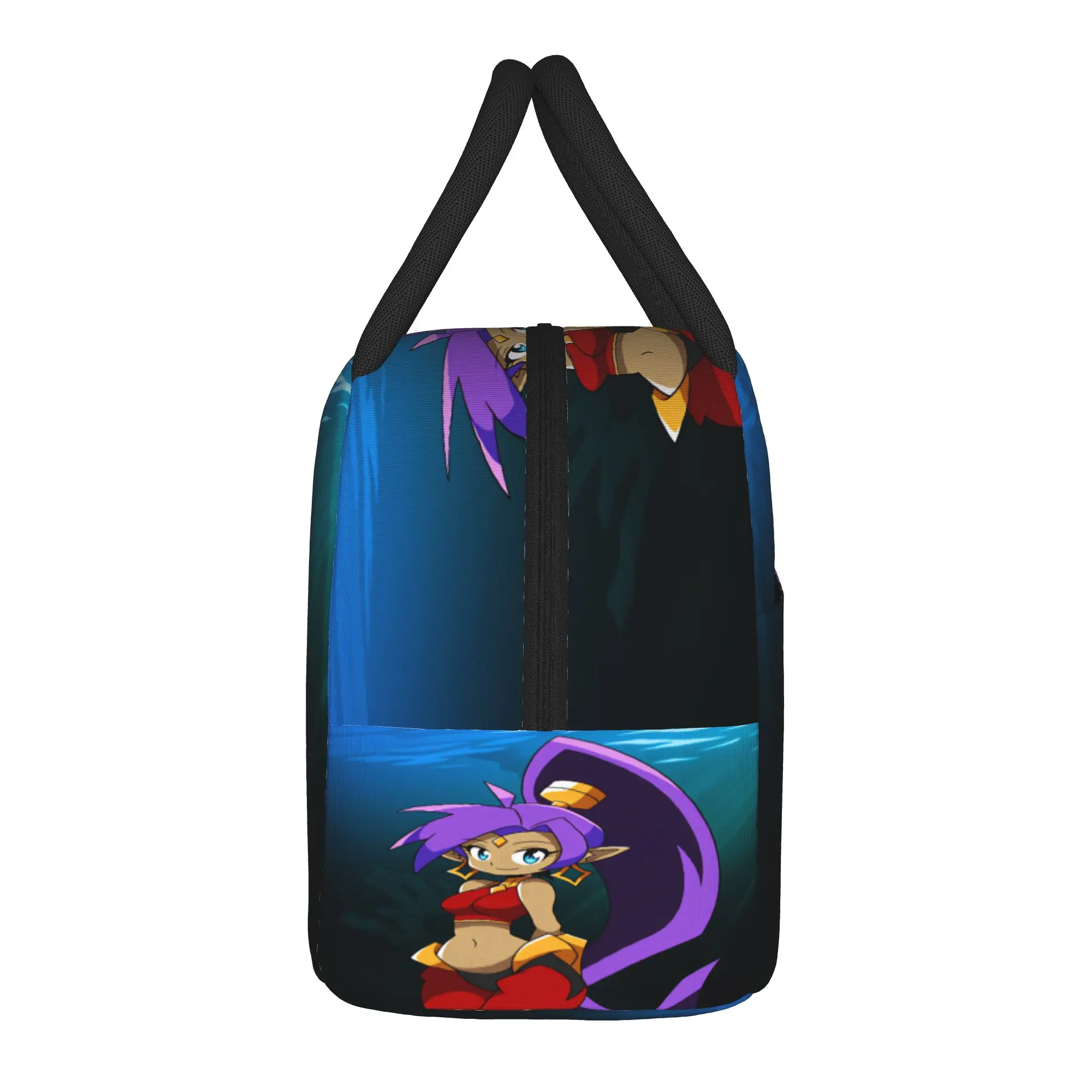 Shantae Half Genie Lunch Bag  Travel Lunch Box For Girls Fashion Custom Thermal Tote Handbags Oxford Portable Zipper Cooler Bag