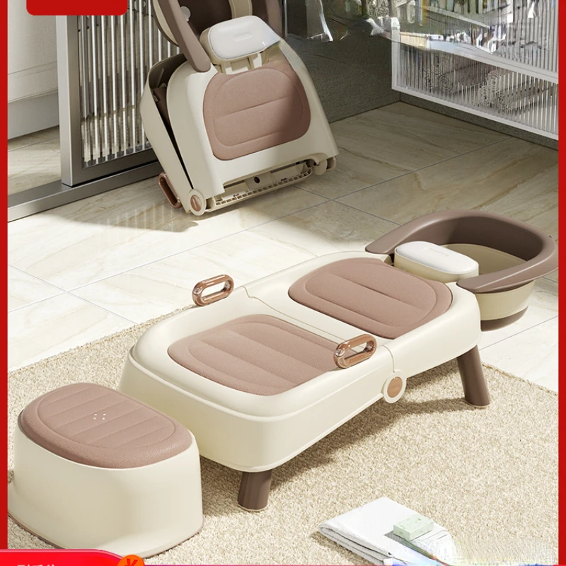 

Pregnant women shampoo reclining chairshampoo artifact confinementadult patient home foldable children's shampoo bed stool adult