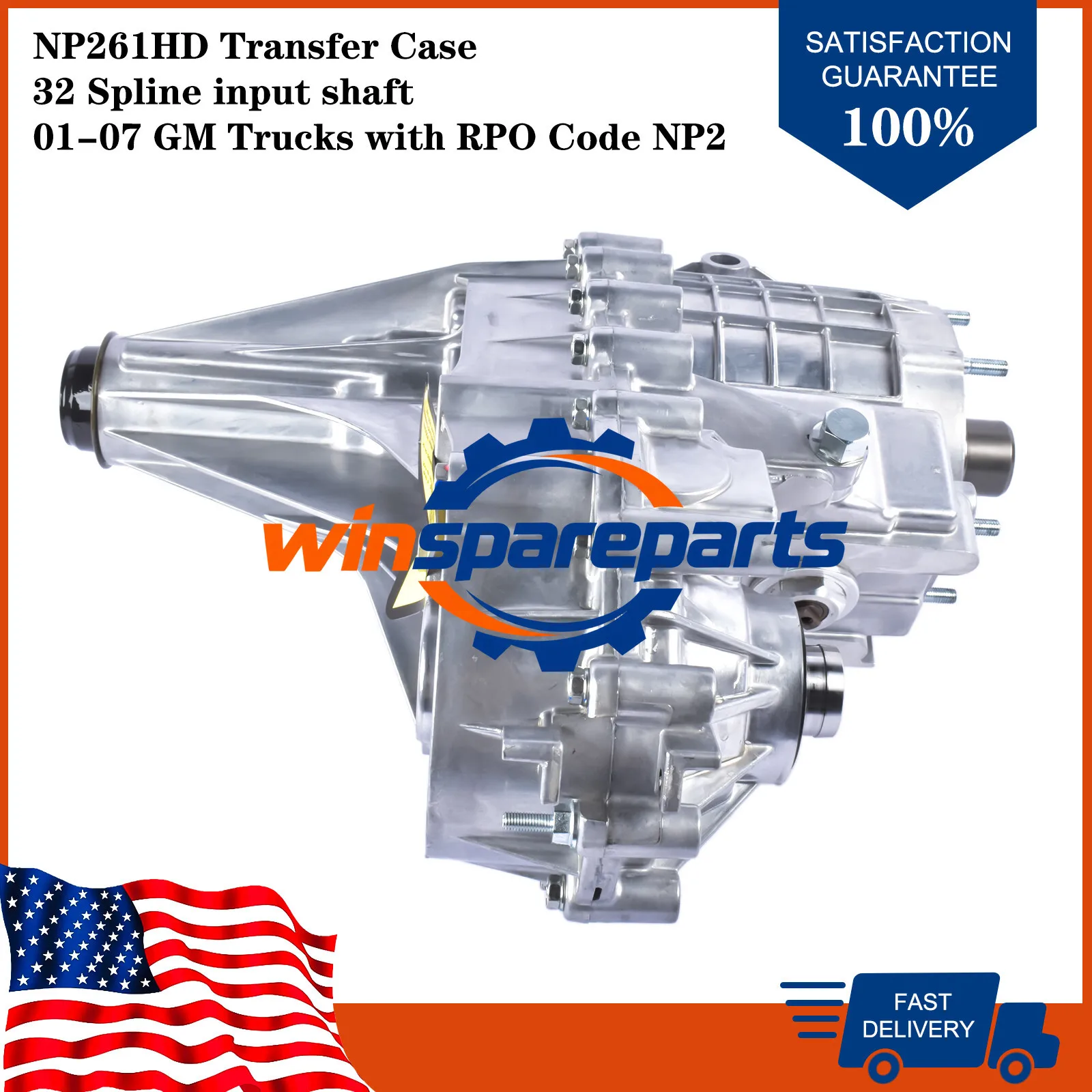 261HD Transfer Case For GMC Sierra 2500 HD Classic / 3500 Classic 6.0L V8 2007