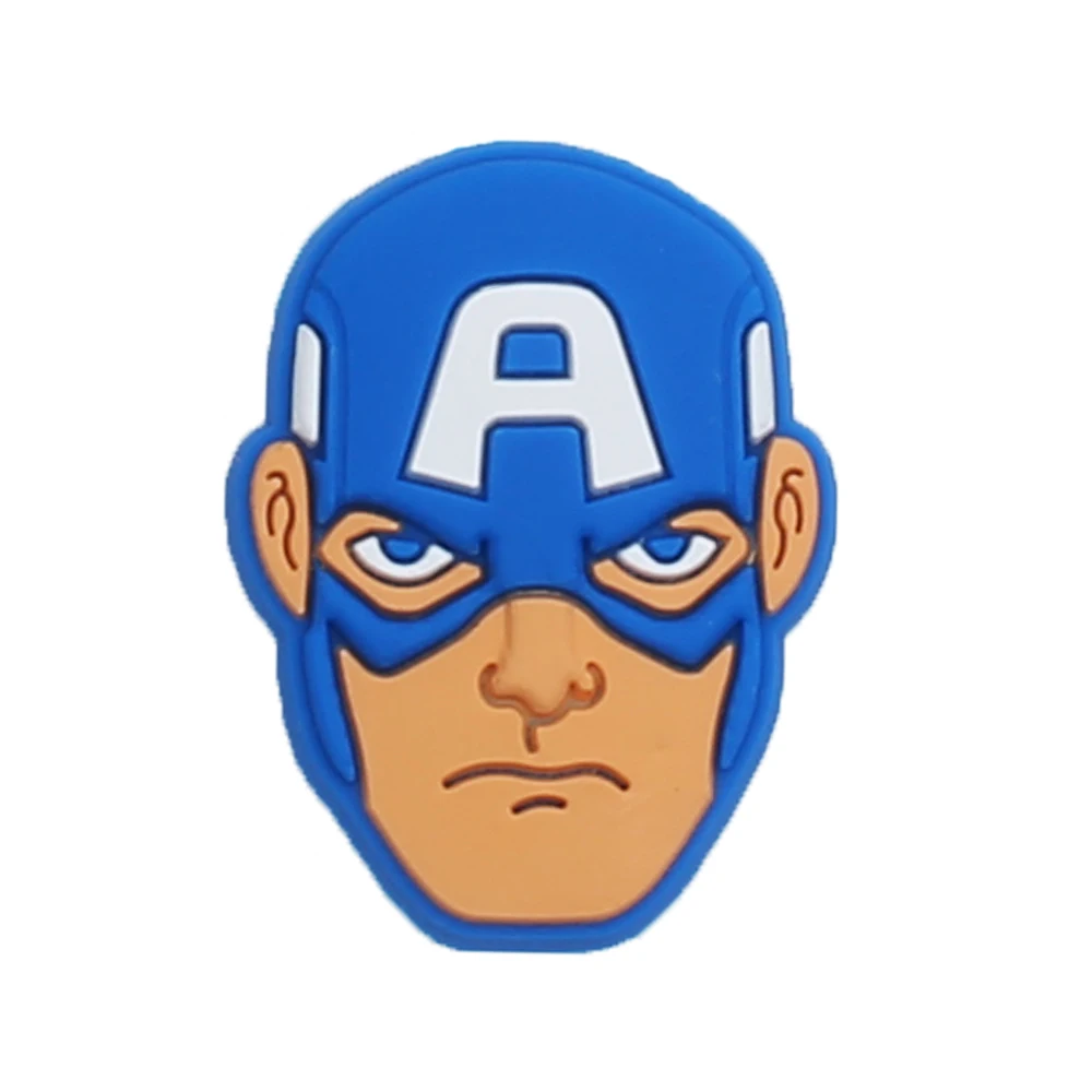 30 Stück Hot Toys Cartoon Superhelden-Serie PVC Schuhzubehör für Jungen und Mädchen, abnehmbare, wasserdichte, kreative DIY-Schuhdekorationen – Detail 20