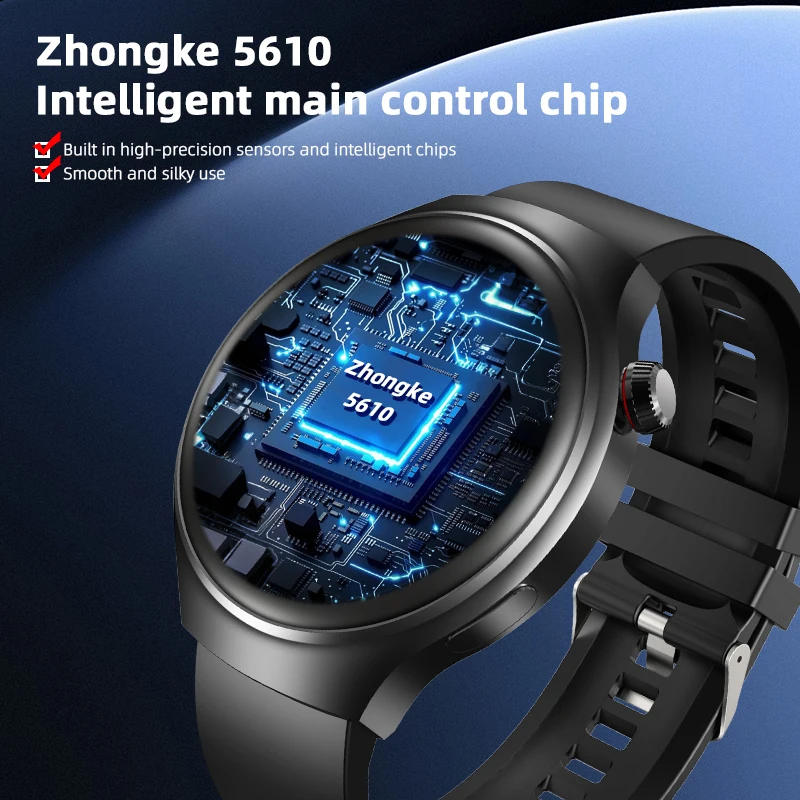 Watch 4 Pro Space Exploration Edition Man GPS Smart Watch Bluetooth Call Heart Rate 100+ Sports Waterproof Smart Watch For iOS