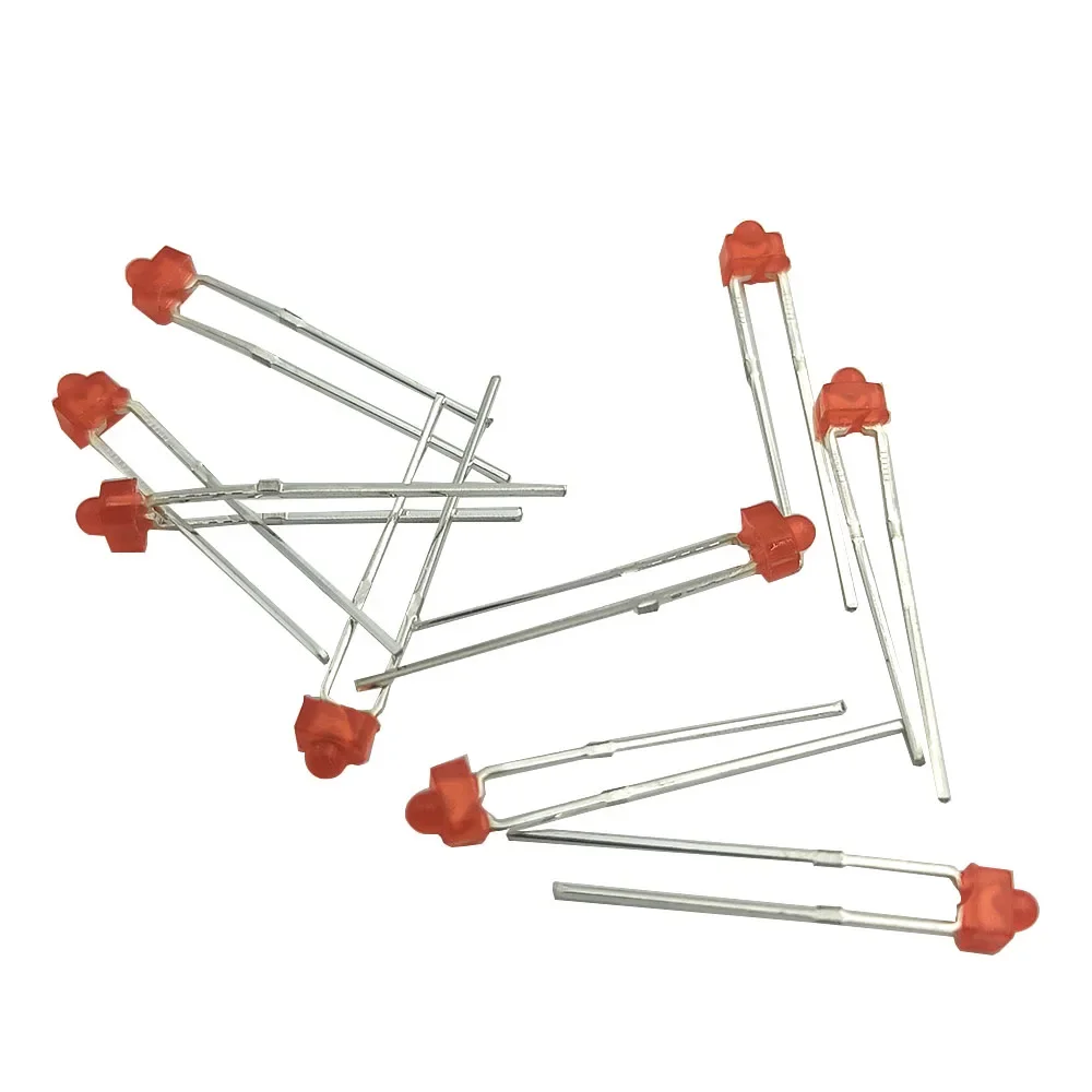 LED Beads 1.8 Tower Shaped LED Plug F3 Red Emitting Red Green Blue Yellow Direct Insertion Indicator Light