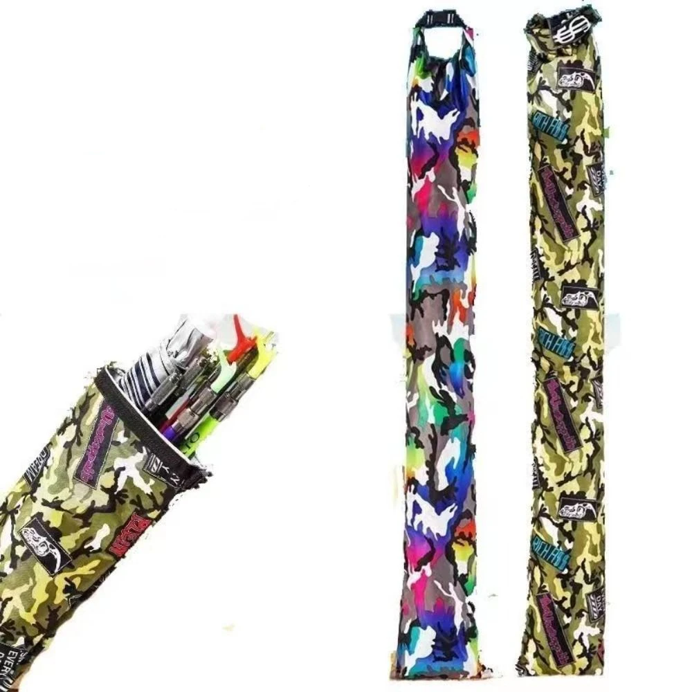 

130/140cm Fishing Rod Bag Side Bag Large Capacity Folding Fishing Bag Waterproof Portable Fishing Tackle Bag Accessories