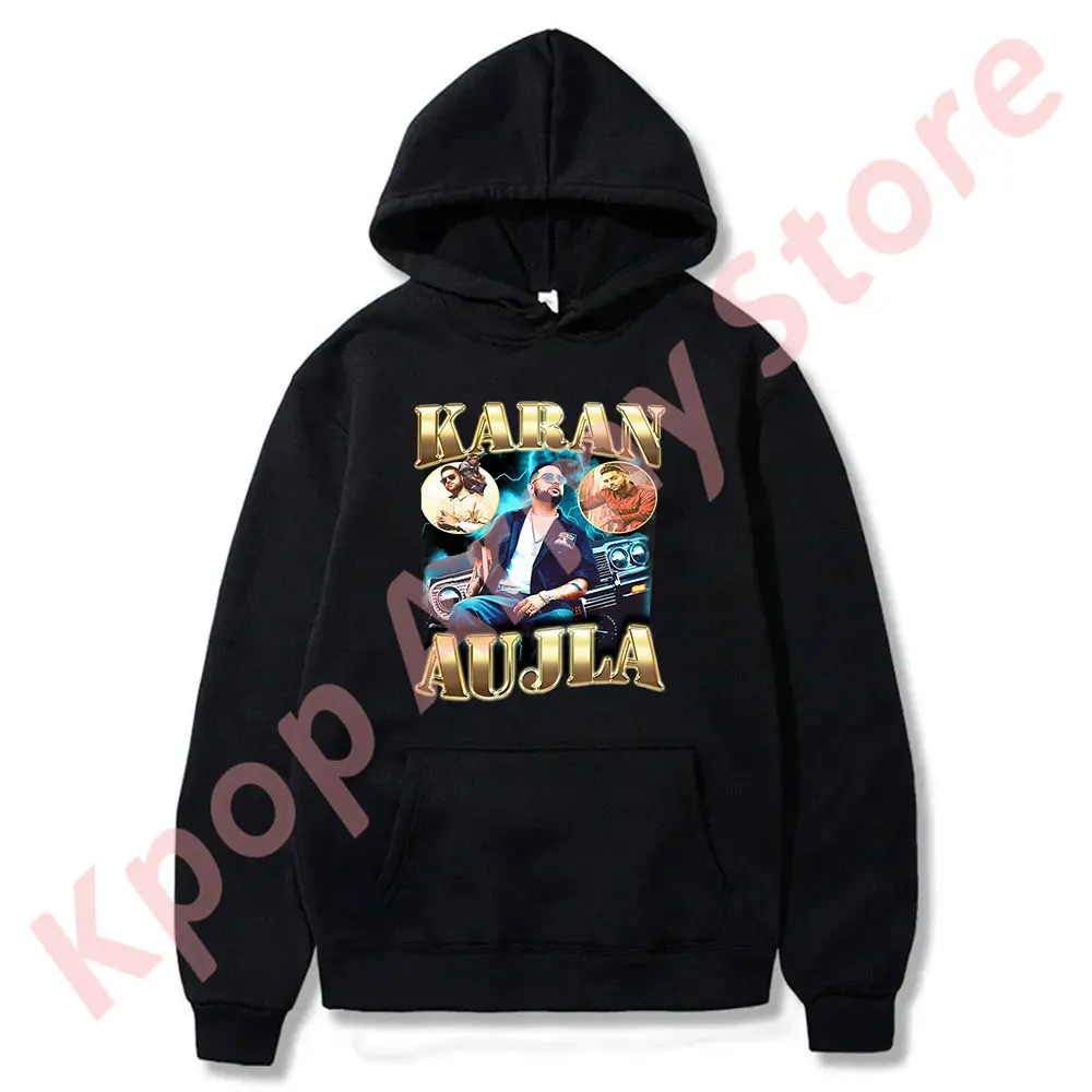 Karan Aujla Vintage 90's Hoodies It Was All A Dream World Tour Merch Cosplay Women Men Fashion Sweatshirts