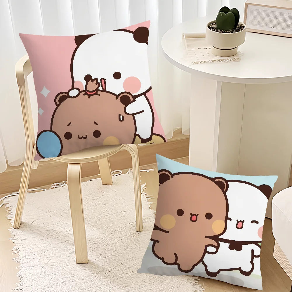 Cartoon DUDUBUBU cushion cover Living Room Accent Couch Back Support Square Lounge Restful Nap Companion Pillow Case