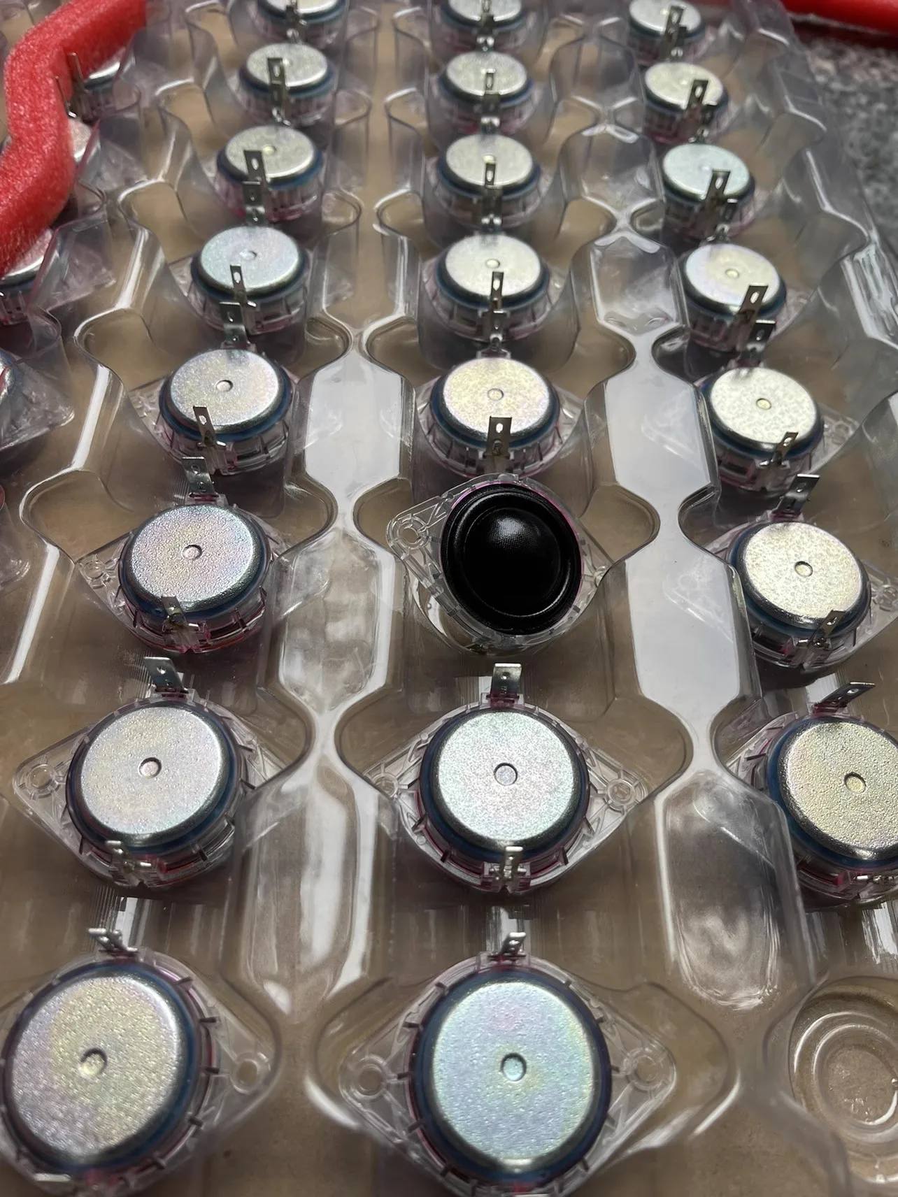 GHXAMP 1,25 дюймов 35 мм прозрачный высокочастотный блок шелковая пленка с специальным покрытием 4 Ом 15 Вт для открытой книжной полки коробки автомобильные высокие 2 шт.