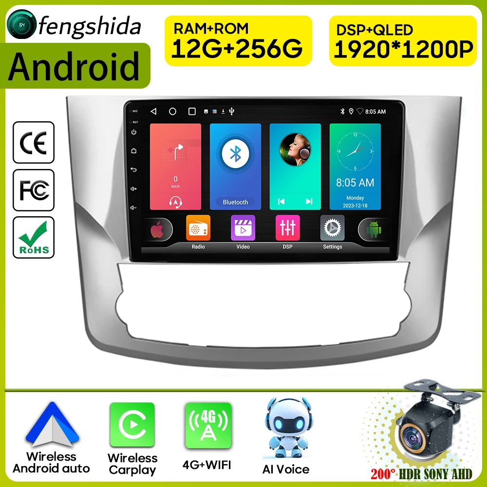 Autoradio Carplay Per Toyota Avalon 3 XX30 2010 - 2012 Navigazione GPS Android Auto Stereo Lettore Multimediale Wifi Video No 2din