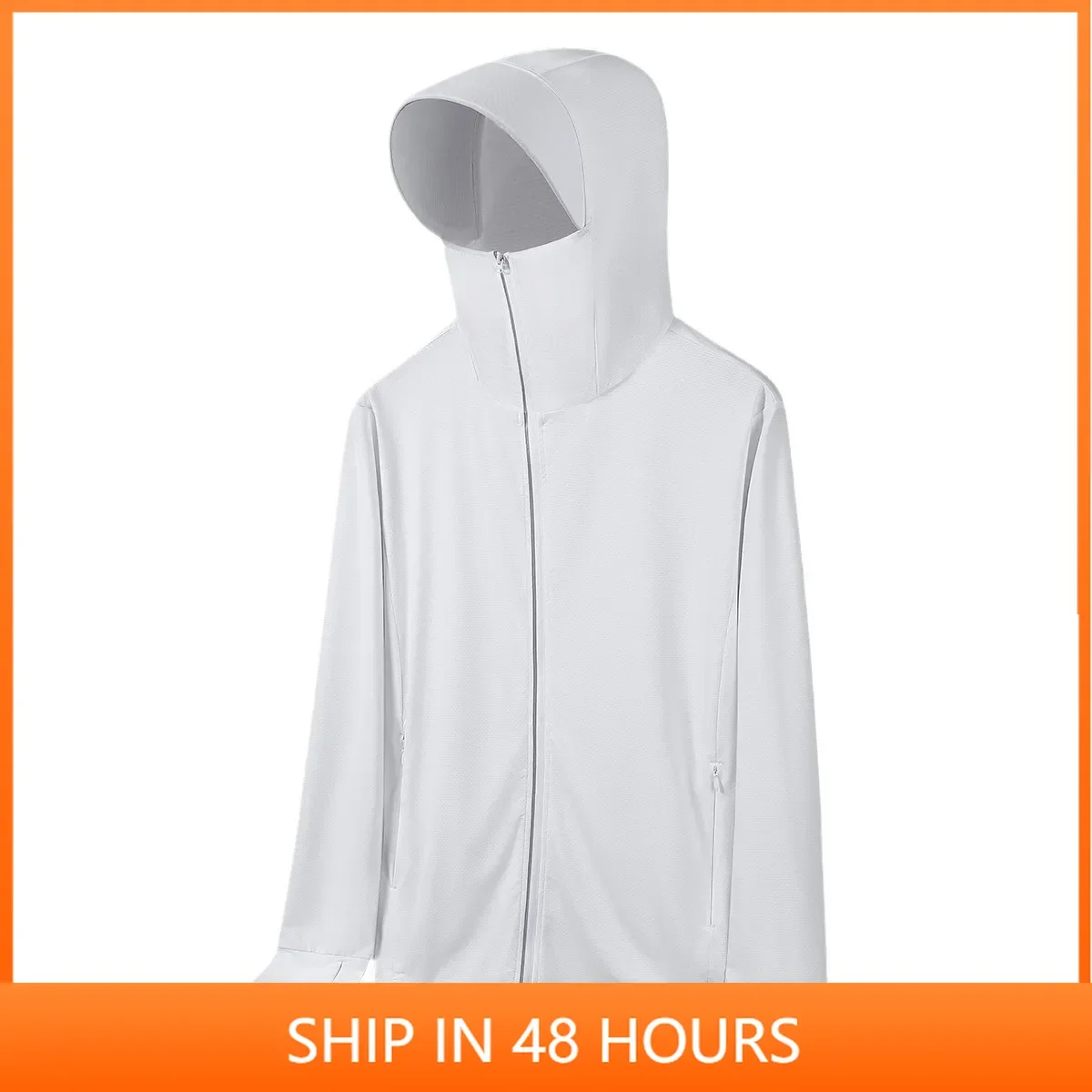 New 2024 Sunwear Sports Cycling Coat Summer UV Protection Knit Hooded Skin Coat for Both Men and Women