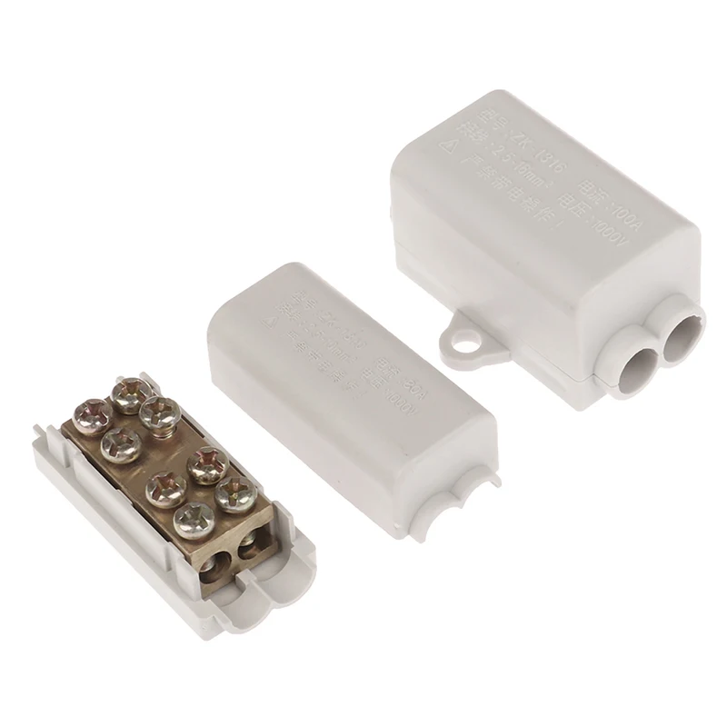 New High Power Splitter Quick Wire Connector Terminal Block Electrical Cable Junction Box ZK-306 ZK-506 ZK-T06 ZK-T16 Connectors