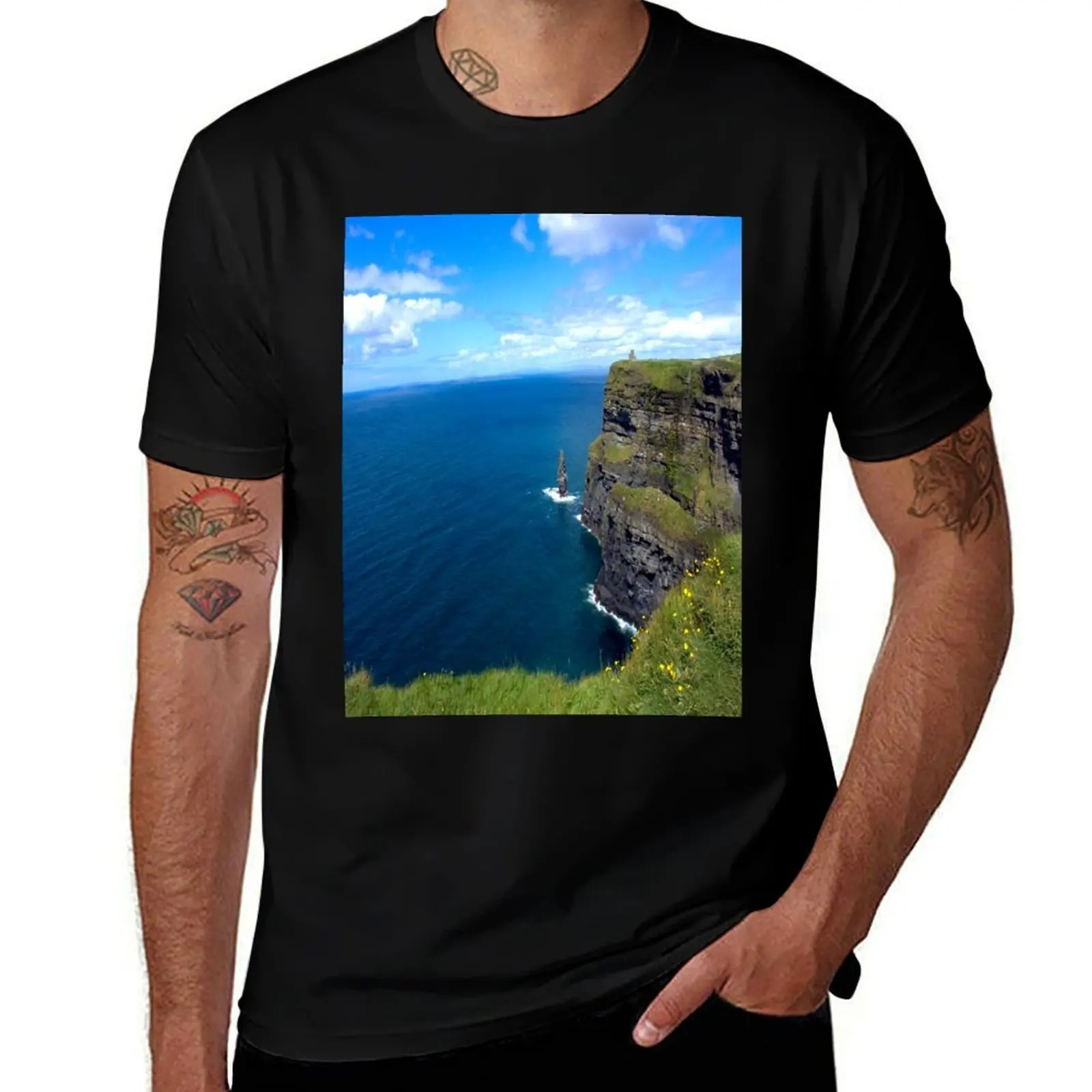 

Cliffs of Moher T-Shirt man t shirts high quality luxury brand man t shirt graphic T-Shirt