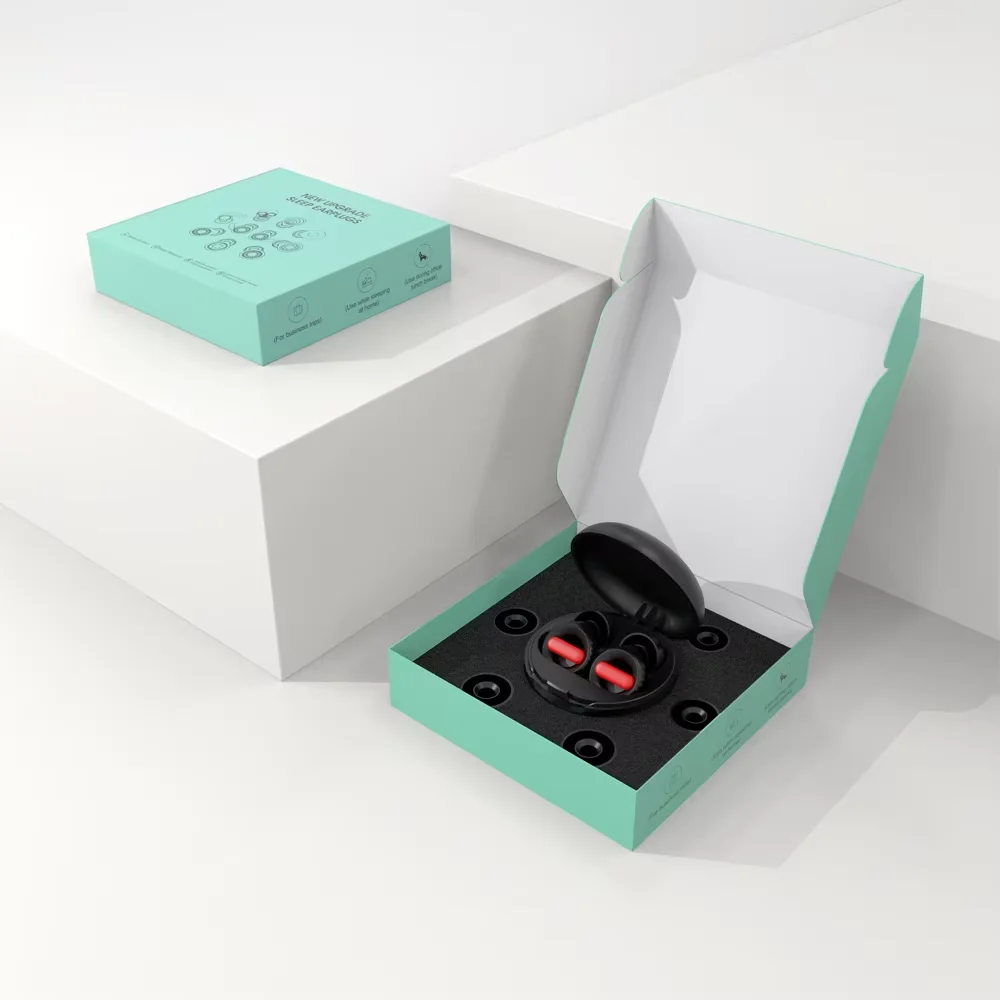 Sound Insulation Noise Prevention Earplug Noise Reduction Sleep Products Deep Sleep Swimming Ear Plug Loop Shape Silent Earplugs