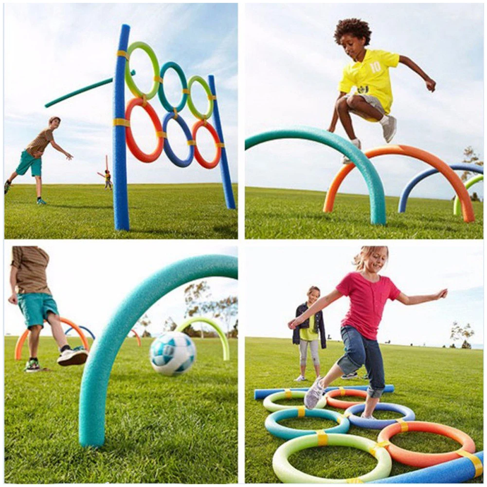 عصا نودلز لحمام السباحة للأطفال، عصا طفو للمساعدة على السباحة، عصا إسفنجية ملونة، مساعدة على الطفو، إكسسوار حمام السباحة للأطفال والكبار #5