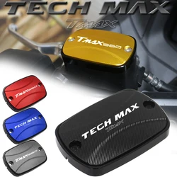 For YAMAHA  TECH MAX  TMAX 560 TMAX560 2022 2023 Motorcycle Accessory Front Brake Fluid Fuel Reservoir Tank Cap Cover