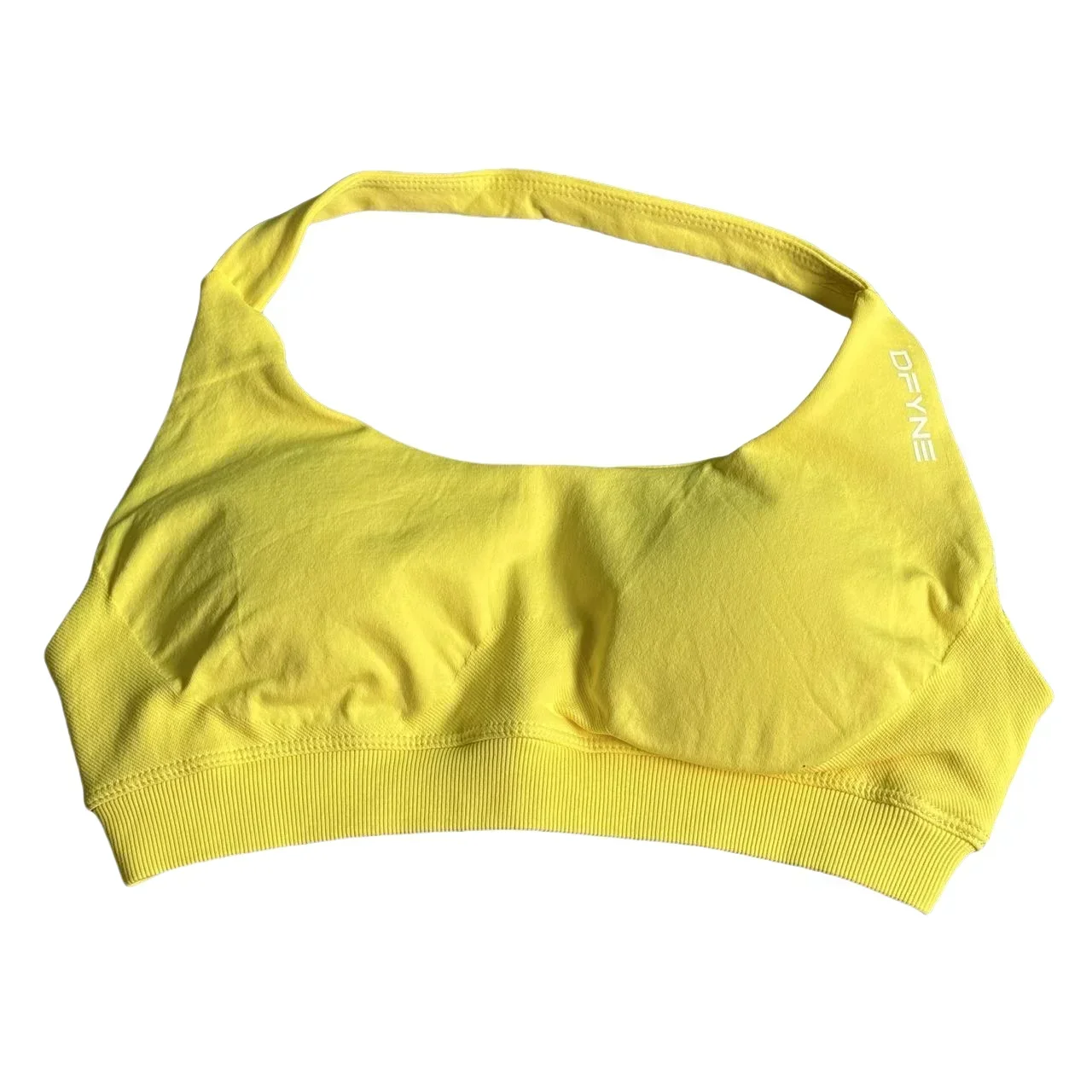 حمالة صدر رياضية للنساء ذات تأثير ديناميكي بدون خياطة، رسن عالي الدعم، ملابس رياضية مفتوحة من الخلف، ملابس داخلية للياقة البدنية واليوجا والتمارين