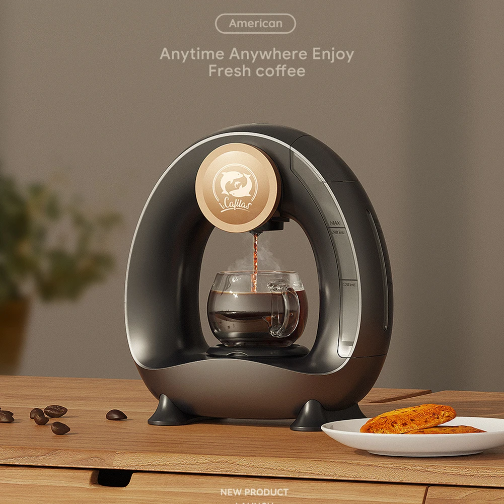 Automatic Coffee Machine Home Appliances Coffee Makers Equipment Americano Trickle Filter for Outdoor Travel Afternoon Tea Time