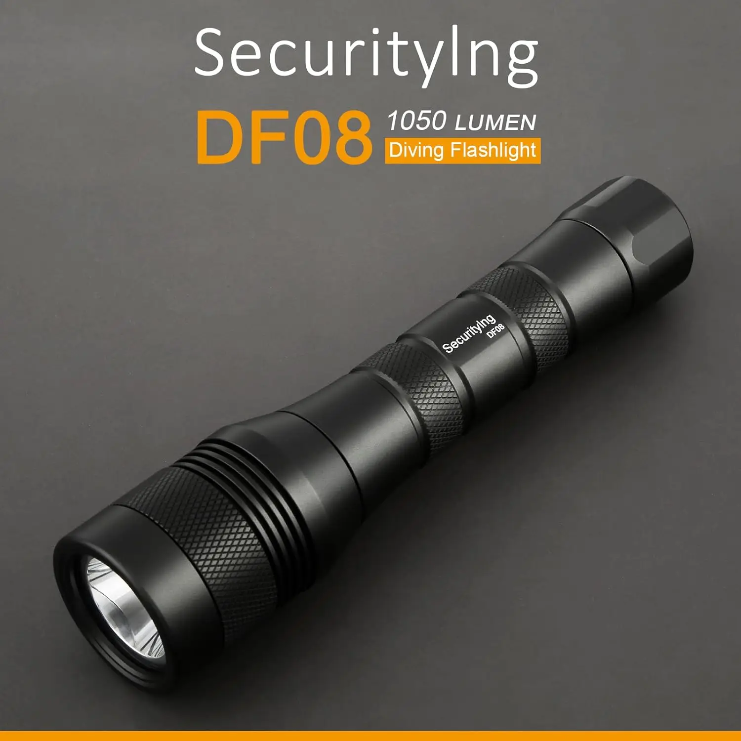 Waterproof 1000 Lumens LED Diving Flashlight, 150m Depth Super Bright Scuba Light with Narrow Beam