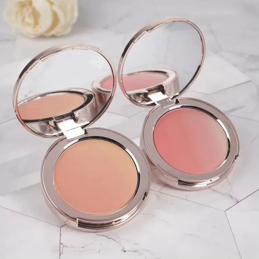 

Private Label Long Lasting Gradient Single Color Blush Palette Easy To Wear Waterproof Face Makeup Cosmetics Custom Bulk