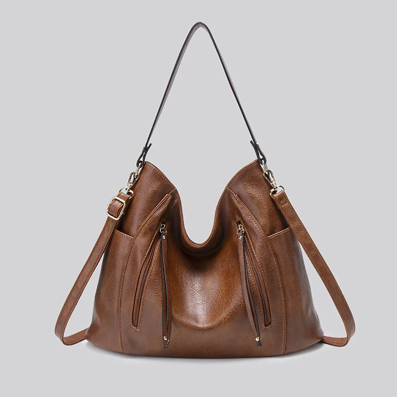 

2025 Новая модная универсальная повседневная высококачественная женская нишевая ручная сумка через плечо большой вместимости