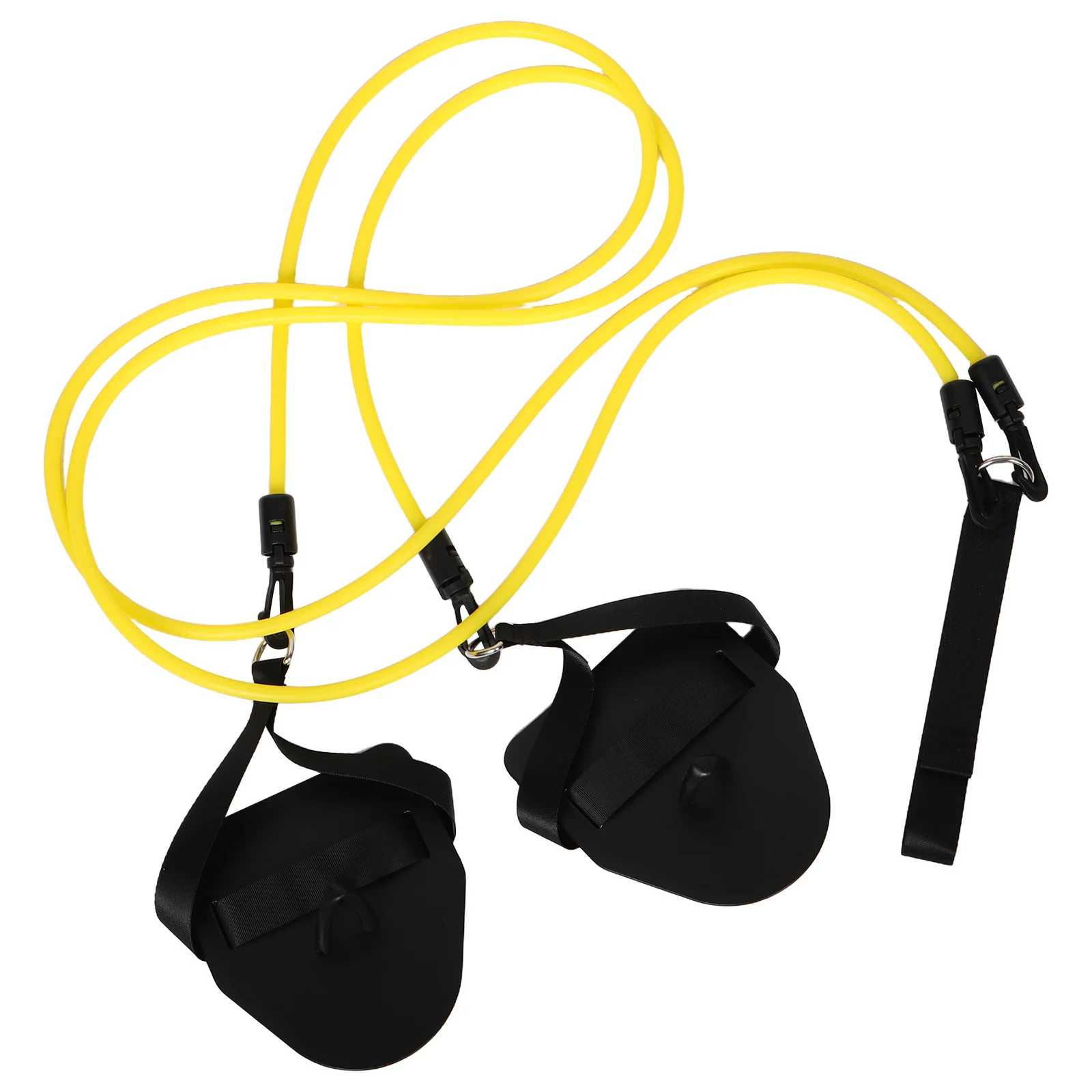 

2pcs Swimming Training Belt High Elasticity Resistance Bands For Muscle Strength Technique Improvement Hand Paddle Design Swim
