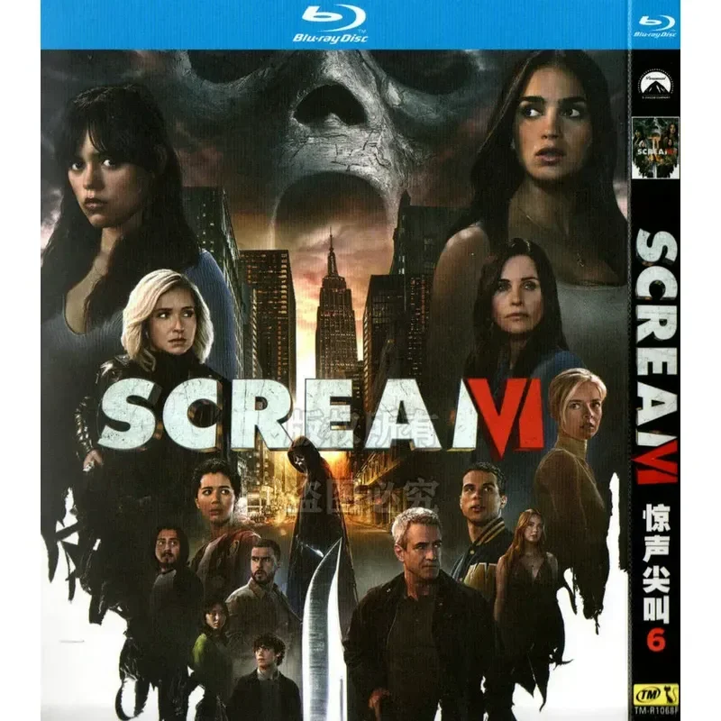 

American Thriller Horror Movies Screaming 1-6 BD Blu-ray High Definition 6 Discs