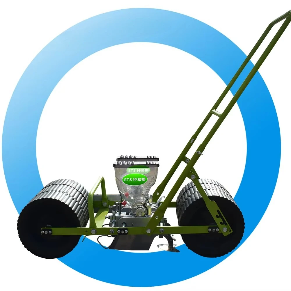 

Small hand push vegetable planter - precise seeding saves time