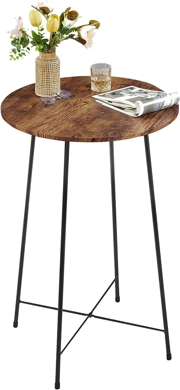 

Vecelo 23.6"" Bar, Modern Bistro Pub Dining Room Furniture, Counter Height Wood Top For Breakfast Dinner Nap Conference, Easy