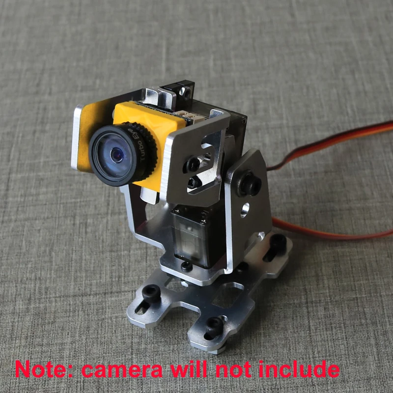 1Set FPV Head Tracker Dual-axis Pan Tilt Bracket 4.8-5V 9g Steering Gear Double Servo Gimbal/Camera Fixed Mount for RC Aircraft