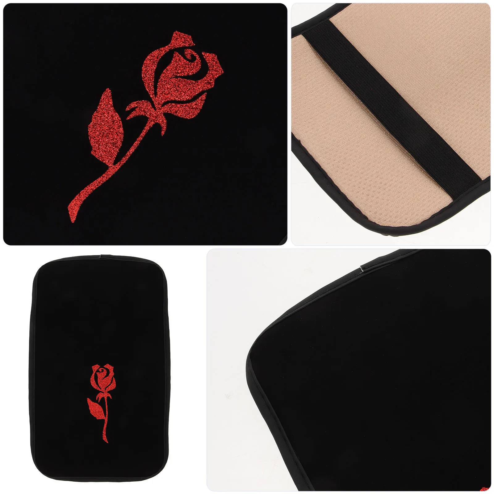 

Red Rose Armrest Case Organizers Mat Console Side Storage Boxes Camouflage Baby