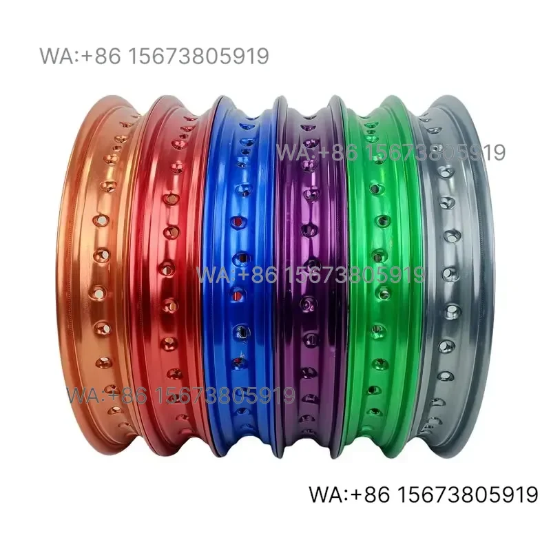 For  Wmwmnu  21 19 18 Inch Dirt Bike 7050-T Aluminum Alloy 36 Spoke Motorcycle Wheel Rim Off-Road Enduro Spoke Rims Accessories