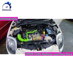 SPEED&COOL Intake Silicone Hose AirBox To Turbo For Abarth Grande Punto EVO / Alfa Romeo MiTo QV Intake Tube Pipe Kit