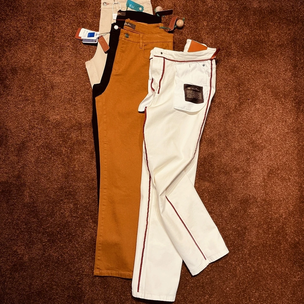 

Классические мужские повседневные джинсы 6800, импортные наклонные хлопковые джинсы с ферментом на талии, облегающие прямые джинсы с прямыми штанинами