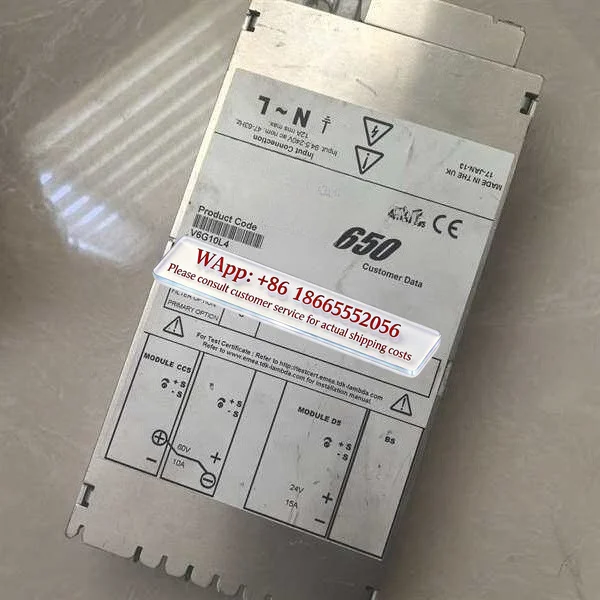 Negotiation VEGA 650 disassembly power supply V6G10L4 CC5 D5 module maintenance