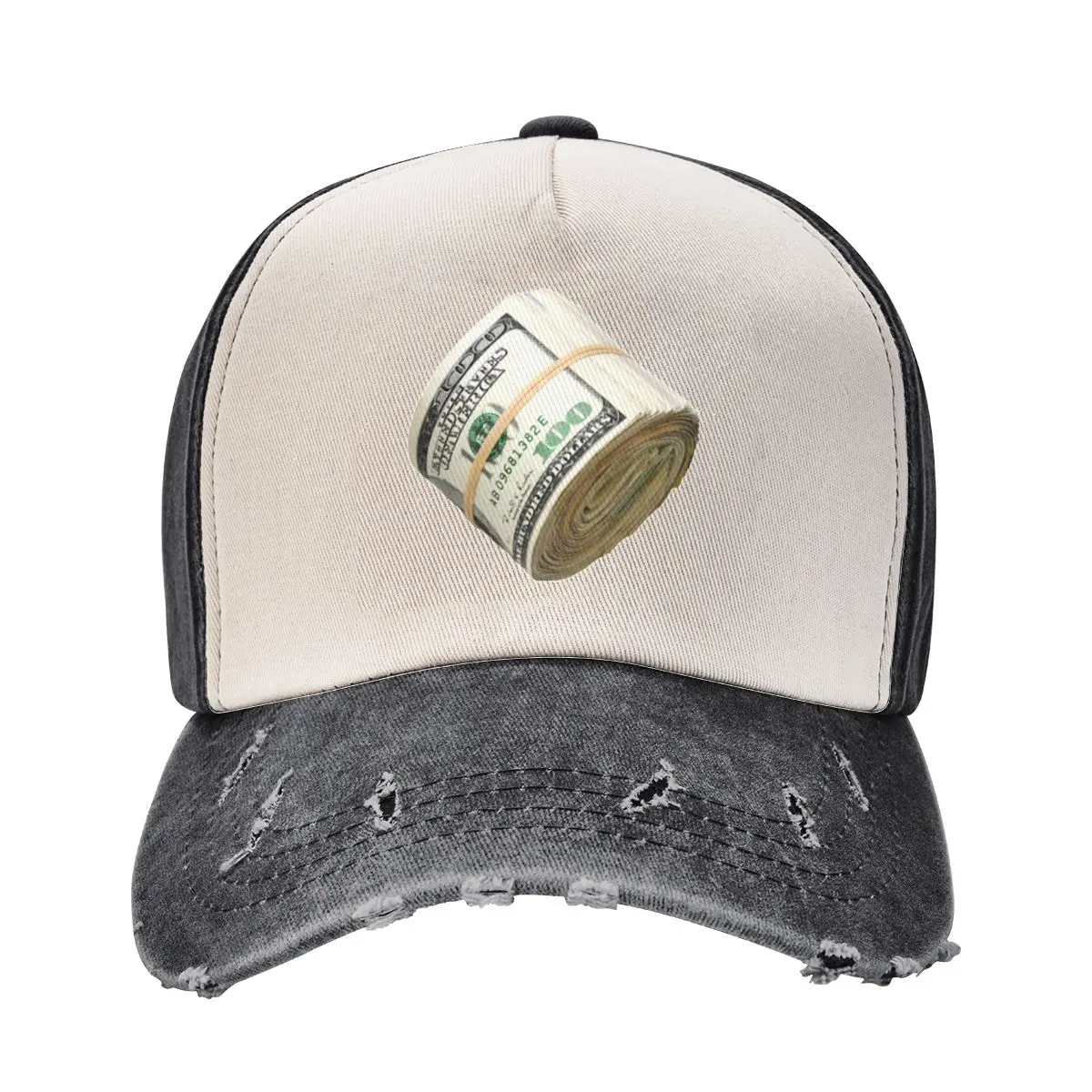 

A Roll Of Money Baseball Cap Golf Ball Cap Custom Cap Unique hats Women's Hats 2025 Men's