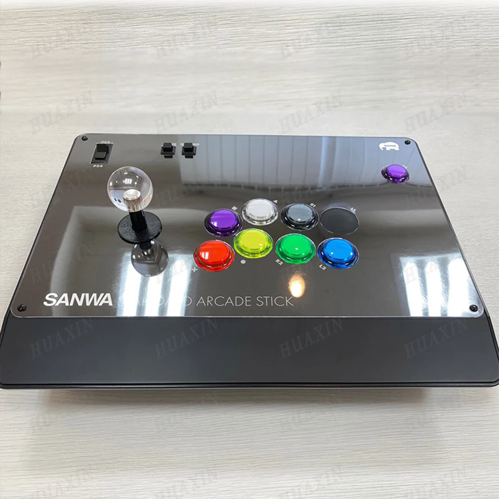 Original Japan Sanwa OBSC-30 Push Button transparent clear for arcade jamma mame game part supported ps4 pandora pc raspberry pi