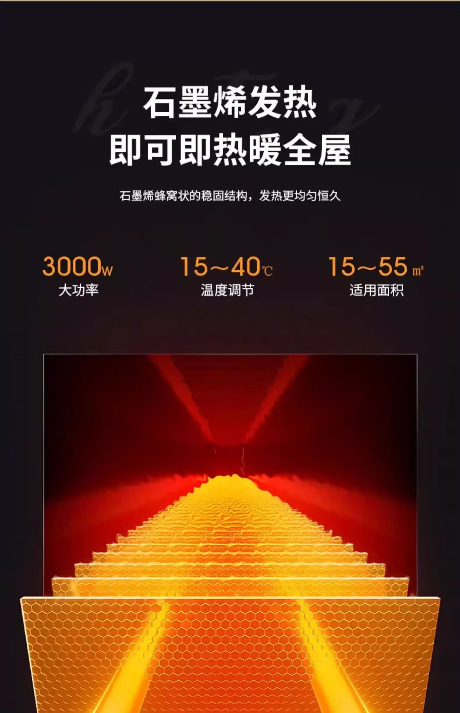 Новый графеновый электрический обогреватель 220 В, доступное и эффективное нагревательное решение для зимы