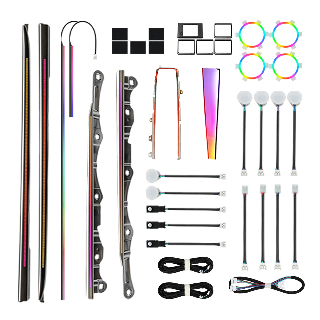 

2024 2025 для Toyota Camry: Светодиодная симфоническая подсветка салона с теплым освещением и изменением цвета для улучшения интерьера автомобиля